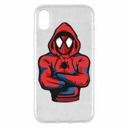 Чохол для iPhone X/Xs Людина павук в толстовці