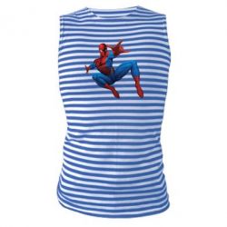 Майка-тельняшка Человек Паук - PrintSalon