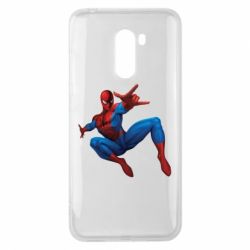 Чехол для Xiaomi Pocophone F1 Человек Паук - PrintSalon