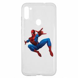 Чехол для Samsung A11/M11 Человек Паук - PrintSalon