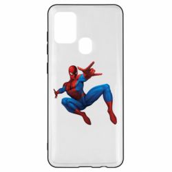 Чехол для Samsung A21s Человек Паук - PrintSalon