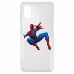 Чехол для Samsung A41 Человек Паук - PrintSalon