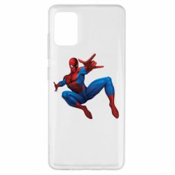 Чехол для Samsung A51 Человек Паук - PrintSalon