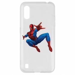 Чехол для Samsung A01/M01 Человек Паук - PrintSalon