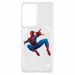 Чехол для Samsung S21 Ultra Человек Паук - PrintSalon