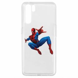 Чехол для Oppo A91/Reno3 Человек Паук - PrintSalon