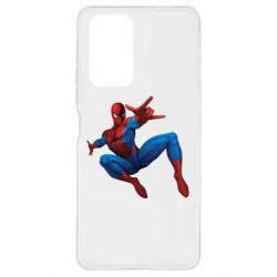 Чехол для Xiaomi Redmi Note 10 Pro Человек Паук - PrintSalon