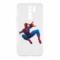 Чехол для Xiaomi Redmi 9 Человек Паук - PrintSalon