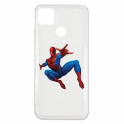 Чехол для Xiaomi Redmi 9c Человек Паук - PrintSalon