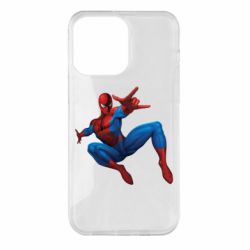 Чехол для iPhone 14 Pro Max Человек Паук - PrintSalon
