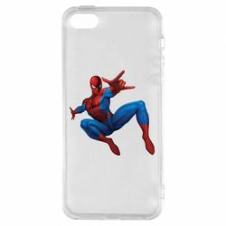 Чехол для iPhone5/5S/SE Человек Паук - PrintSalon