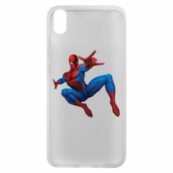 Чехол для Xiaomi Redmi 7A Человек Паук - PrintSalon