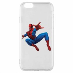 Чехол для iPhone 6/6S Человек Паук - PrintSalon