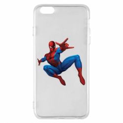 Чехол для iPhone 6 Plus/6S Plus Человек Паук - PrintSalon