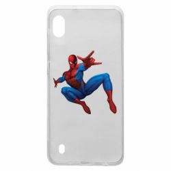 Чехол для Samsung A10 Человек Паук - PrintSalon