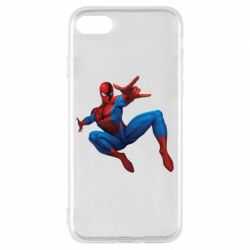 Чехол для iPhone 7 Человек Паук - PrintSalon