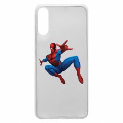 Чехол для Samsung A70 Человек Паук - PrintSalon