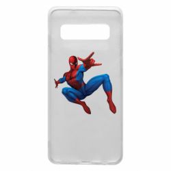 Чехол для Samsung S10 Человек Паук - PrintSalon