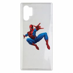 Чехол для Samsung Note 10 Plus Человек Паук - PrintSalon