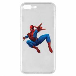 Чехол для iPhone 8 Plus Человек Паук - PrintSalon