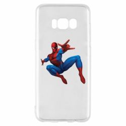 Чехол для Samsung S8 Человек Паук - PrintSalon