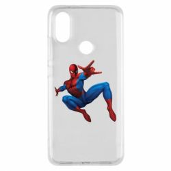 Чехол для Xiaomi Mi A2 Человек Паук - PrintSalon