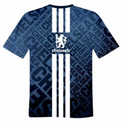 Мужская футболка 3D Chelsea FC-PrintSalon Мужская футболка 3D Chelsea FC