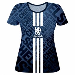 Женская футболка 3D Chelsea FC - PrintSalon