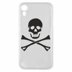 Чехол для iPhone XR Череп и кости
