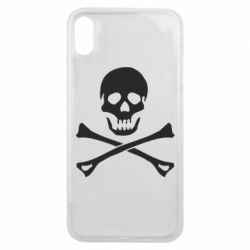 Чехол для iPhone Xs Max Череп и кости - PrintSalon