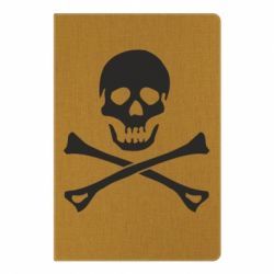 Блокнот с принто Череп и кости - PrintSalon