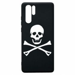 Чехол для Huawei P30 Pro Череп и кости - PrintSalon