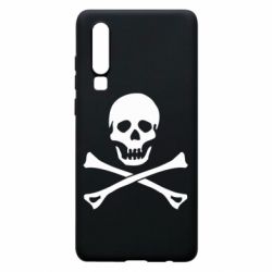 Чехол для Huawei P30 Череп и кости - PrintSalon