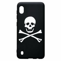 Чехол для Samsung A10 Череп и кости - PrintSalon