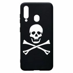 Чехол для Samsung A60 Череп и кости - PrintSalon