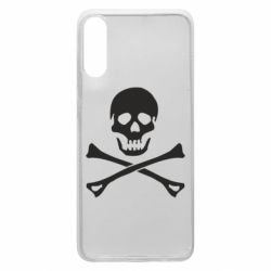 Чехол для Samsung A70 Череп и кости - PrintSalon