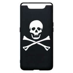 Чехол для Samsung A80 Череп и кости - PrintSalon