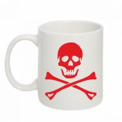Чашка 320ml Череп и кости-PrintSalon Чашка 320ml Череп и кости