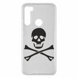 Чехол для Xiaomi Redmi Note 8 Череп и кости - PrintSalon