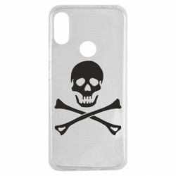 Чехол для Xiaomi Redmi Note 7 Череп и кости - PrintSalon