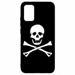 Чехол для Samsung A02s/M02s Череп и кости - PrintSalon