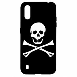 Чехол для Samsung A01/M01 Череп и кости - PrintSalon