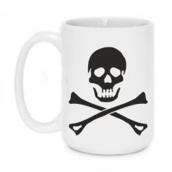 Чашка 420ml Череп и кости - PrintSalon