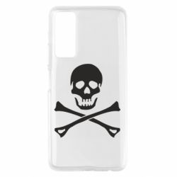 Чехол для Huawei P Smart 2021 Череп и кости - PrintSalon