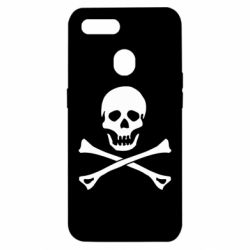 Чехол для Oppo A5s/A12 Череп и кости - PrintSalon