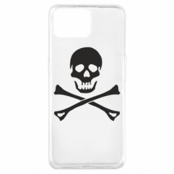 Чехол для Oppo A73 Череп и кости - PrintSalon