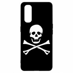Чехол для Oppo Find X2 Череп и кости - PrintSalon