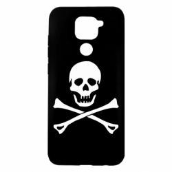 Чехол для Xiaomi Redmi Note 9/Redmi 10X Череп и кости - PrintSalon