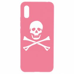 Чехол для Xiaomi Redmi 9a Череп и кости - PrintSalon