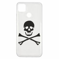 Чехол для Xiaomi Redmi 9c Череп и кости - PrintSalon